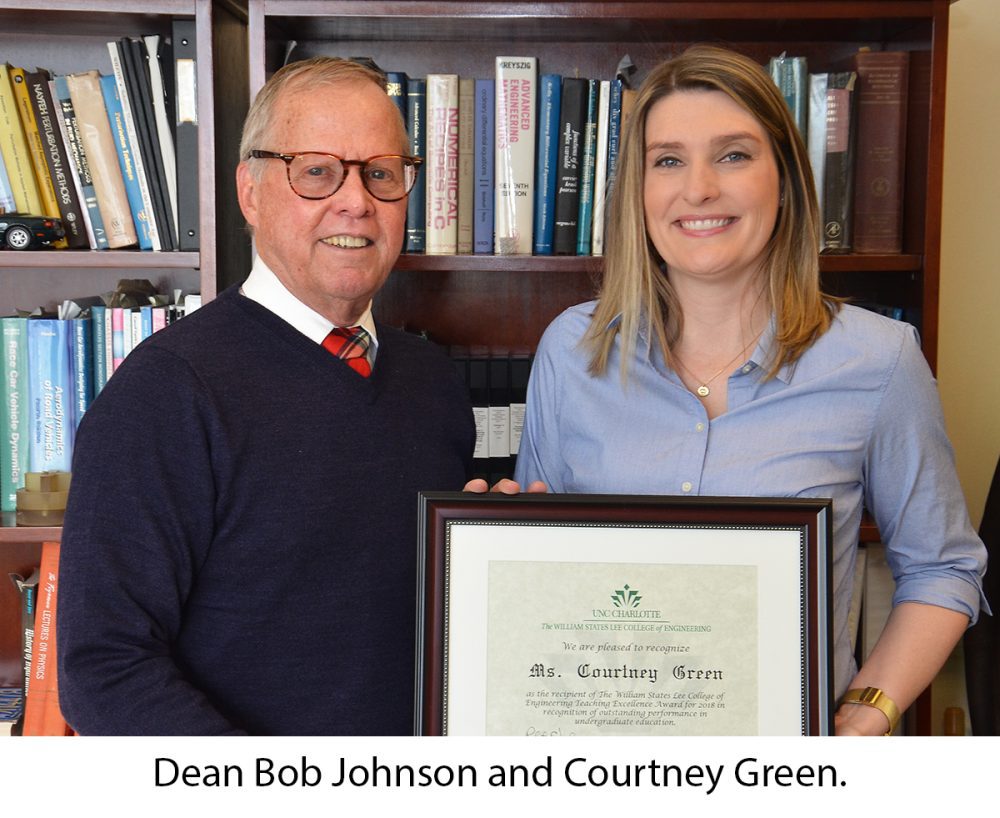 Dean Bob Johnson and Courtney Green