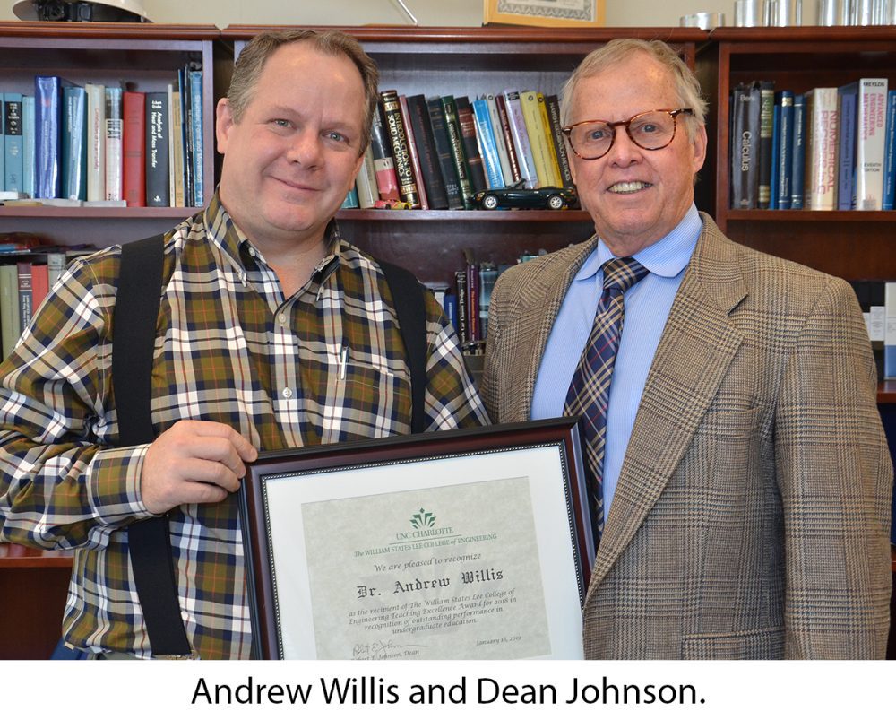 Andrew Willis and Dean Bob Johnson