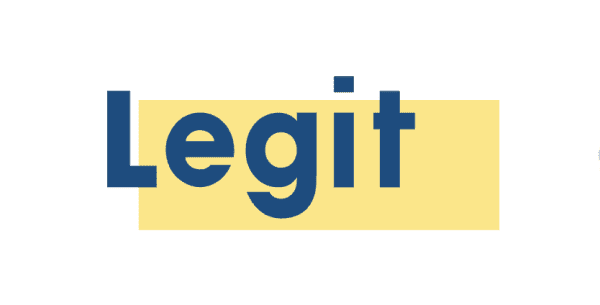 Logo for Legit, a newspaper in Africa