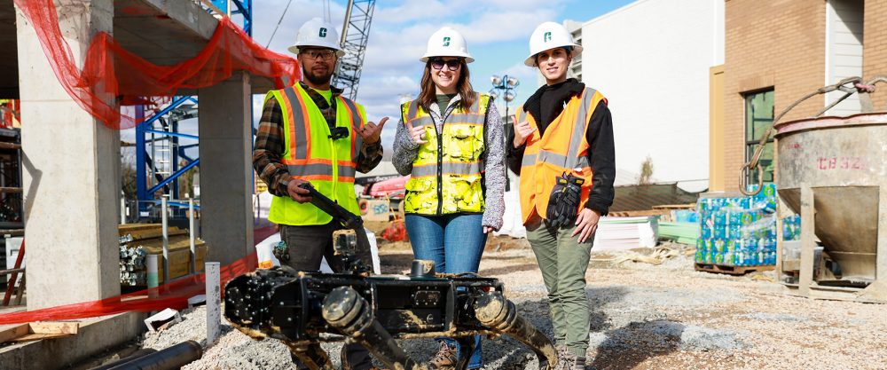 Niner Engineers on a construction site with KNiner