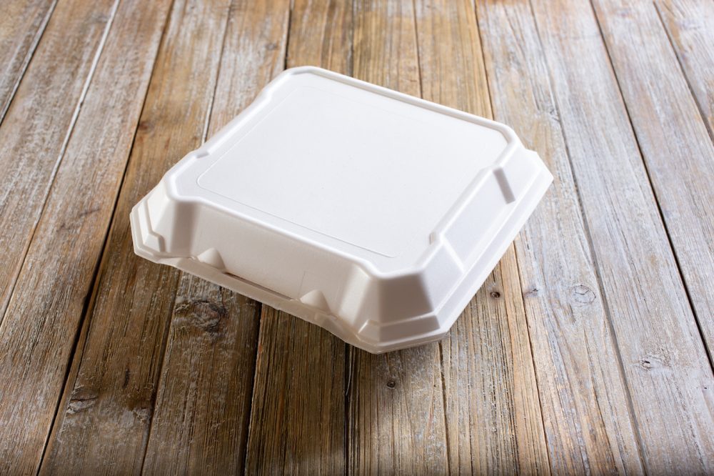 styrofoam container