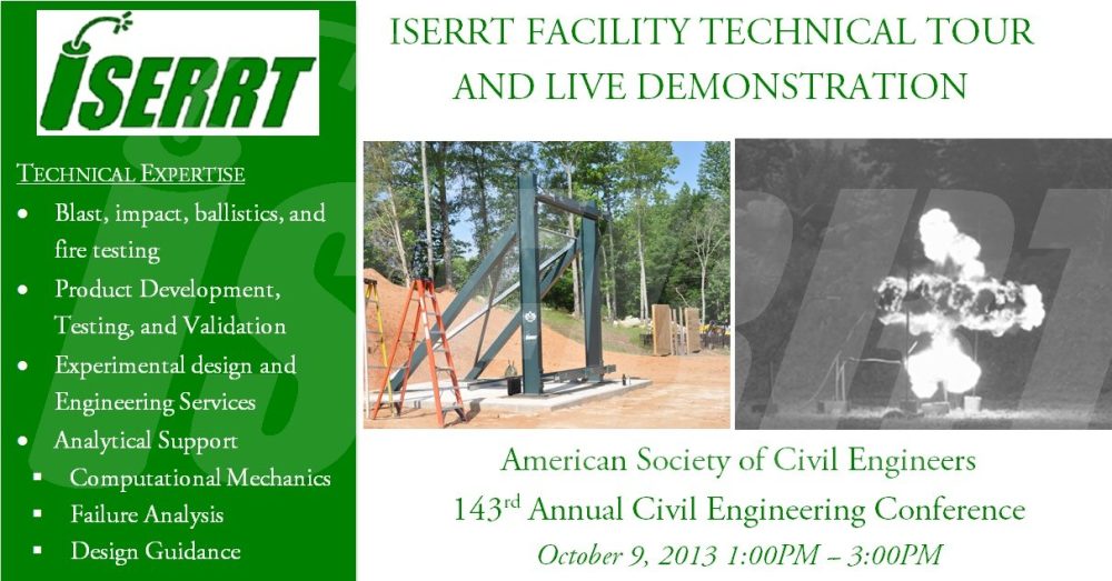 ISERRT Facility Technical Tour and Live Demonstration