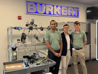 Niner engineering students in one of the Burkert labs