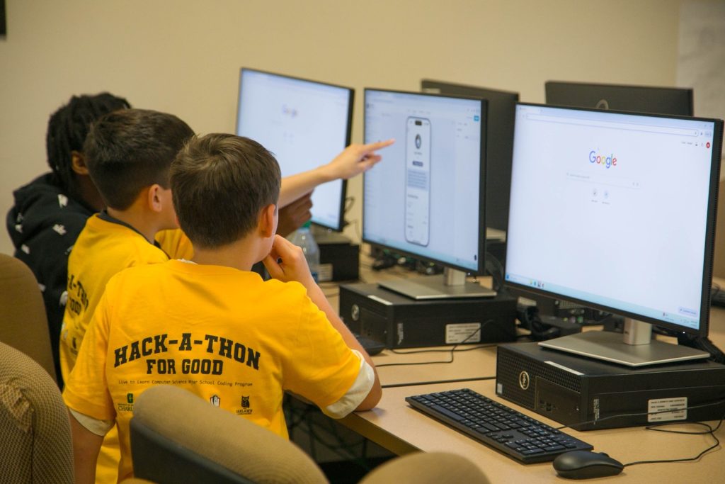 Hackathon-For-Good supports student interest in computer science and coding.