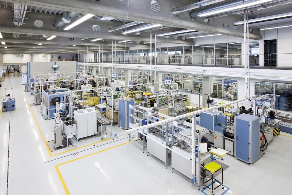 Inside the Burkert facility in Germany