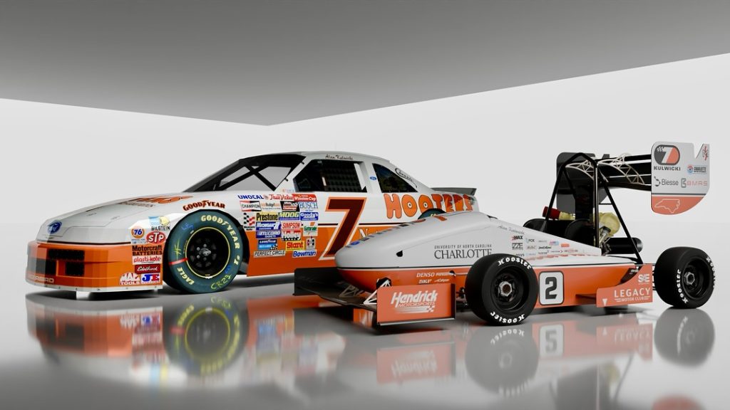 Alan D. Kulwicki's Championship NASCAR with the 2025 49ers Racing IC race car, designed in honor of Kulwicki