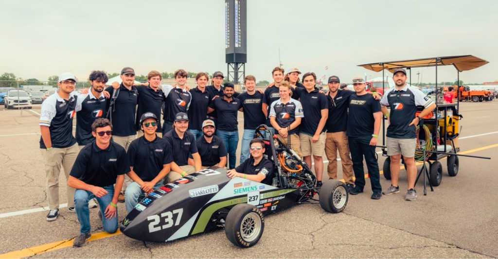 49ers Racing EV team at 2025 national competition