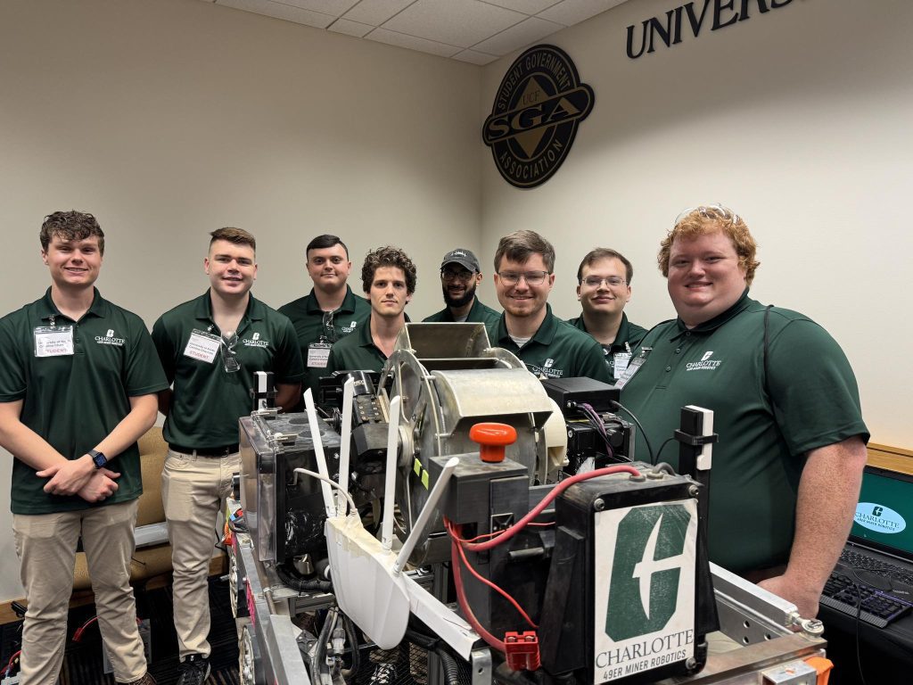 Lunabotics team at national competition
