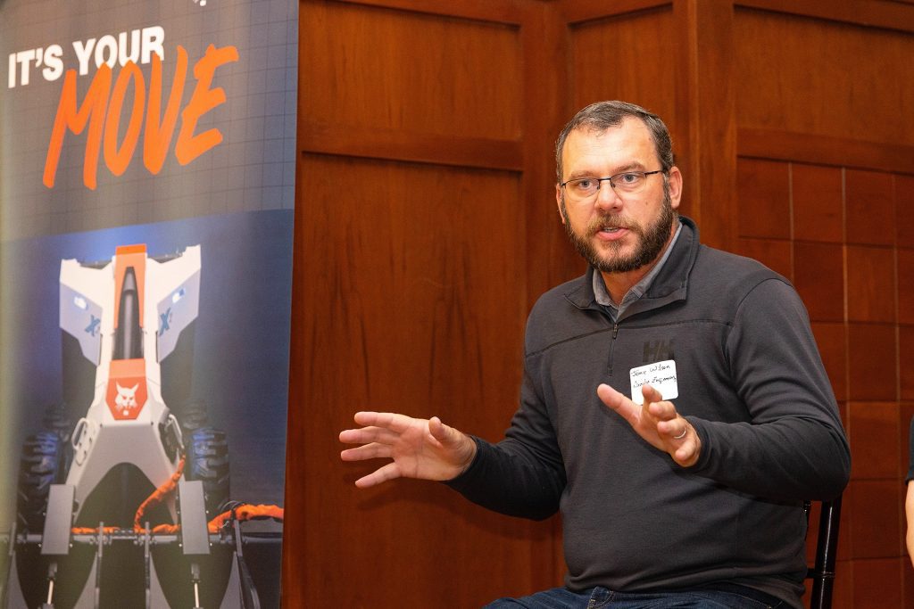 Jamie Wilson, Senior Director of Engineering, Bobcat Company, shares professional insight with inaugural cohort of scholars
