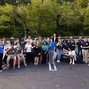 2025 inaugural cohort of Bobcat Scholars, company leaders and university administrators celebrate new program and partnership during October event.