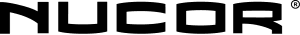 Nucor spelled out in black letters