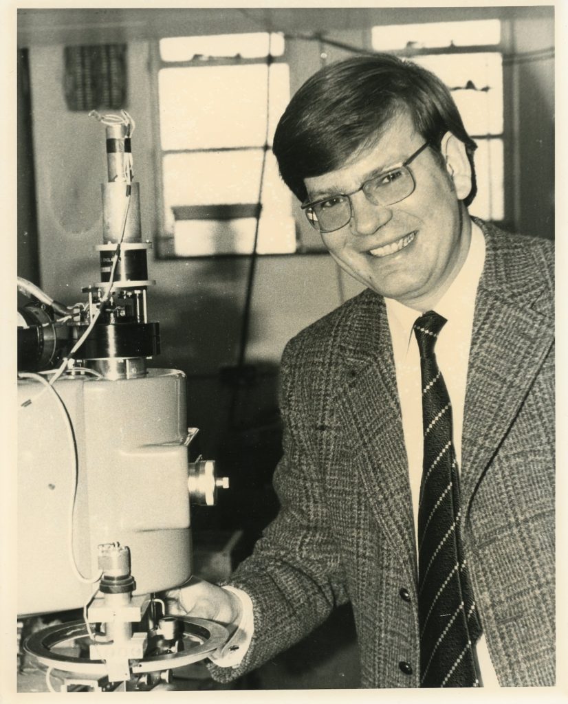Graham Siddall in a lab
