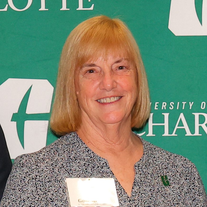 Smiling portrait of Carol Goolsby