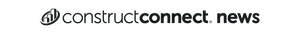 Construct Connect News in black letters with minimalist artwork of three skyscrapers