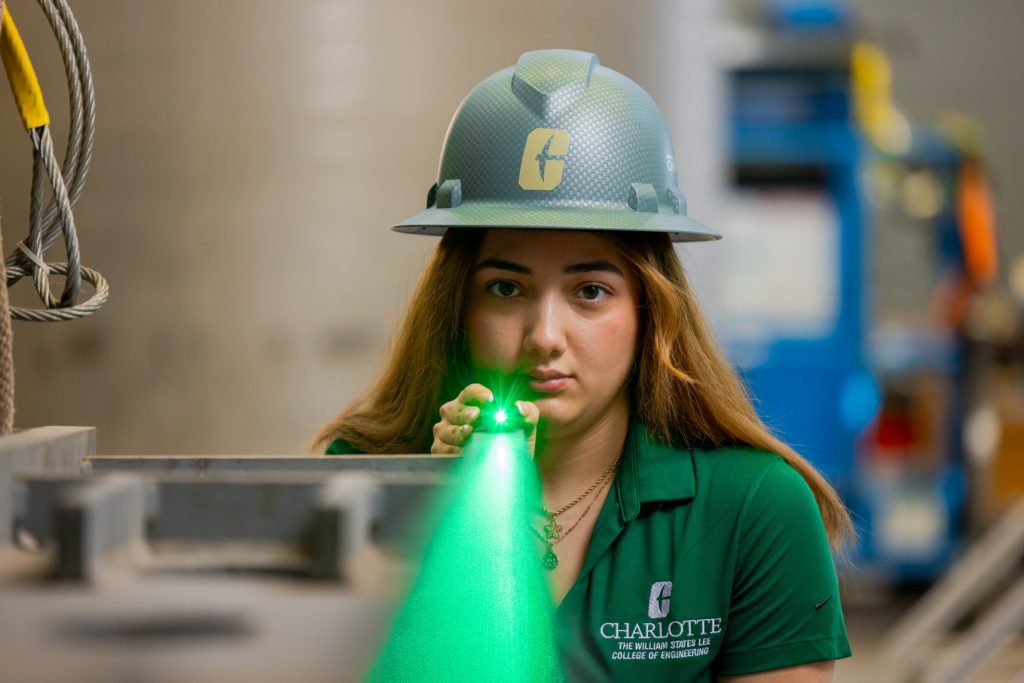 Ramirez uses laser light in coursework